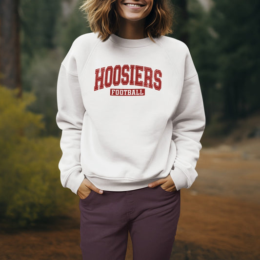 IU Hoosiers Football Women's Graphic Sweatshirt