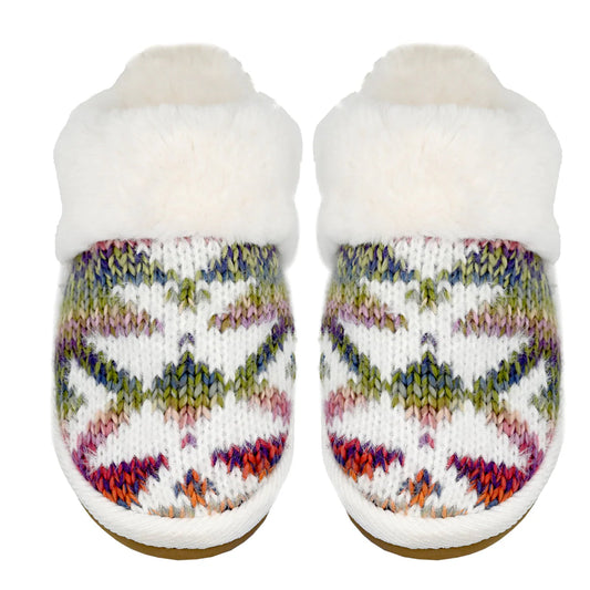 Ombre Knitted C.C. Beanie Women's Slippers