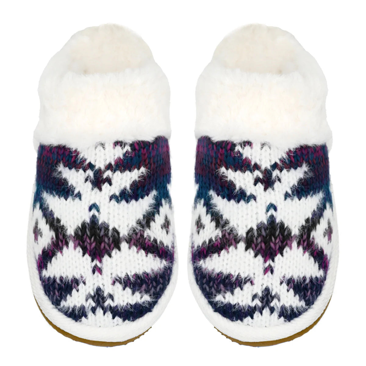 Ombre Knitted C.C. Beanie Women's Slippers